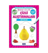 Meyveler - Çizgi Alıştırmaları