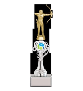 ODAK KUPA - Figürlü Kupalar - Okçu Figürlü Kupalar FG-034 B - 37 cm