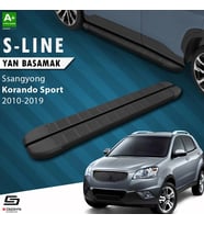 S-Dizayn Ssangyong Korando Sport S-Line Siyah Yan Basamak 203 Cm 2010-2019 A+ Kalite
