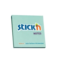 Hopax Stıckn Yapışkanlı Not Kağıdı 100 Yaprak 76x76 Mm Pastel Mavi