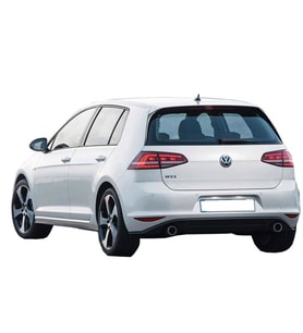Volkswagen Golf 7 (2012-2016) GTi Arka Tampon Eki (Plastik)
