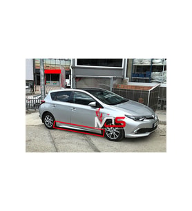 TOYOTA AURİS UYUMLU MARŞPİYEL SAĞ SOL TAKIM 2013-2018 FİBERGLASS BOYASIZ