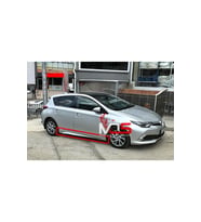 TOYOTA AURİS UYUMLU MARŞPİYEL SAĞ SOL TAKIM 2013-2018 FİBERGLASS BOYASIZ