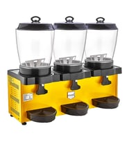 Remta Royal Mini Üçlü Şerbet ve Ayran Soğutucu 11+11+11 L, Sarı
