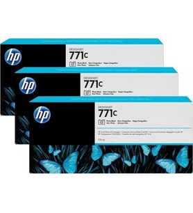 Tonersepeti Hp 771-B6Y37A Orjinal Foto Siyah Kartuş 3'Lü Paket