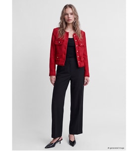 LCW Vision Siyah Regular Fit Kadın Pantolon