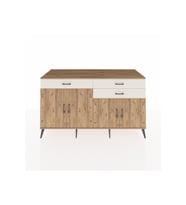 Kronos Konsol 2 Raflı 3 Çekmeceli 4 Kapaklı 176x59x99 Çam-Çam/Aytaşı