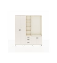 Arges Gardrop 13 Raflı 3 Çekmeceli 4 Kapaklı 220x30x243 Aytaşı-Aytaşı
