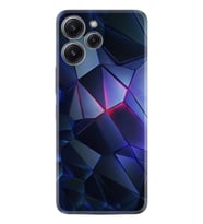 Xiaomi Redmi 12 128 GB 4 GB Ram Kılıf Desenli Silikon Platinium Üçgenler 2 1872