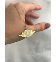 Air Dior Özel 925 Ayar Gümüş Kolye (Altın)