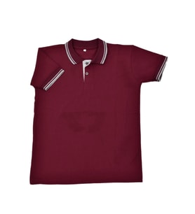 Kolej Polo Yaka Tişört Bordo Ytg BGL-OGRTP-4