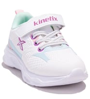Kinetix LısterCN Pu Beyaz Yeşil Ortopedik Günlük Kız Çocuk Spor Ayakkabı (Beyaz - Yeşil)