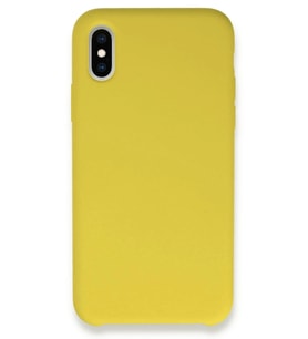 Durukar® iPhone X Kılıf Lansman Legant Silikon - Sarı