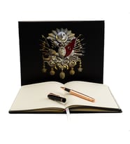 Özel Osmanlı Kutulu Roller Kalem ve Defter Seti