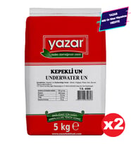 Yazar Taş değirmende Öğütülmüş Tam Buğday Kepekli Un 5 Kg X 2 Paket
