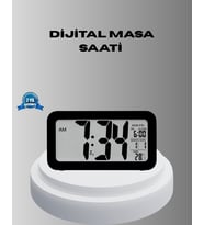 Dijital Masa Saati Sensörlü Aydınlatmalı Alarm ve Sıcaklık Ölçerli