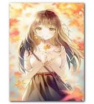 Cakatablo MDF (Ahşap) Tablo Kumral Güzel Sevimli Anime Kız Görseli