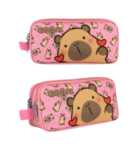 Capybara İlkokul Kalem Çantası – Pembe 20 x 10 x 6