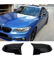 Bmw F22 M2 Yapıştırma Batman Yarasa Ayna Kapağı Piona Black ABS 2013-2017