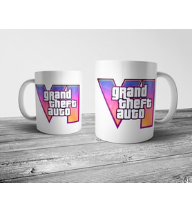 Pixxa GTA 6 - Grand Theft Auto 6 - GTA VI Kupa Bardak Model 3