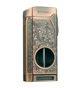 Quantoro Dört Torch Pürmüz V-Kesici/Delicili Bakır Metal Puro Çakmağı - TRZ1133