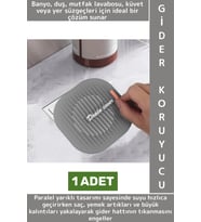 Hijyenik Mutfak Banyo Küvet Lavabo Pas Küf Tutmaz Süzgeçli Lavabo Gider Koruyucu Esnek Silikon Mat