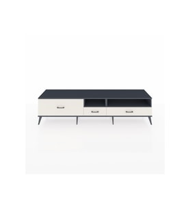 Hyperion TV Ünitesi 2 Raflı 3 Çekmeceli  220x44x51 Antrasit-Antrasit/Aytaşı