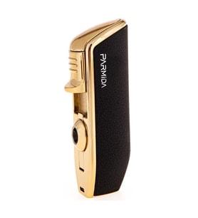 Parmida 3 Torch Pürmüz Siyah Yan Ağız Puro Çakmağı (Karışık)
