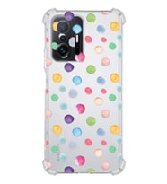 PrintiFy Xiaomi Mi 11T Pro Uyumlu Water Color 6 Baskılı Şeffaf Köşe Korumalı Antişok Kılıf