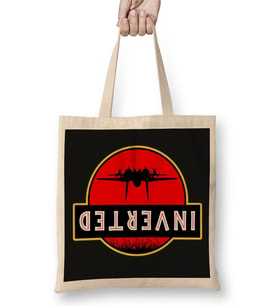 Top Gun Jurassic Park Inverted Bez Çanta Uzun Saplı