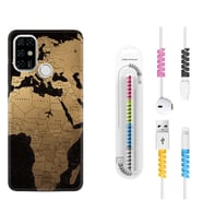 Casper E30 F20 X20 Kılıf Kablo Koruma Spiral Silikon Map Planet 1656