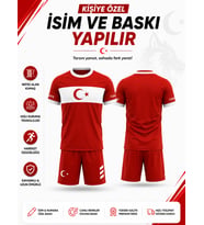 Türkiye Milli Takım Çocuk Forması 03 Kişiye Özel İsim Yazılır (Çorap Hediye )