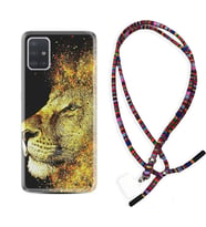 Samsung a71 A72 A73 A7 A9 2018 C7 C9 Kılıf Boyun Asklı Rasta Silikon Leon 1323