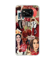 Poco X3 PRO / X3 NFC Uyumlu Lana Del Rey Kolaj Tasarımlı Şeffaf Telefon Kılıfı