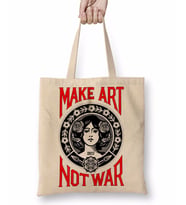 Make Love Not War Bez Çanta Uzun Saplı