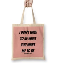 Muhammad Ali Quote LOVER GIFT Bez Çanta Uzun Saplı