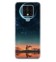 Tecno Camon 16 18P Pova Pova 3 Pova Neo Kılıf Desemli Silikon Ay ve Kız 1720
