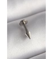 316L Çelik Gümüş Renk Çivi Model Piercing - TJ-PR1370