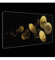 Bitcoin (BTC) Gaming Mouse Pad 70×30 - Kripto para ve Bitcoin
