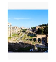 Roma Forumu - Roma, Italya Tablo Ahşap Poster Dekoratif