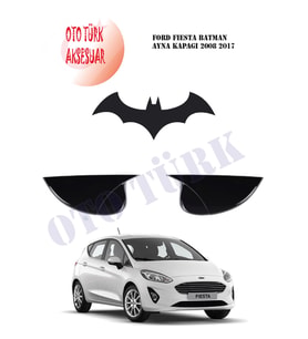 Ford Fıesta Yarasa Batman Ayna Kapağı 2008 2017 (Siyah)
