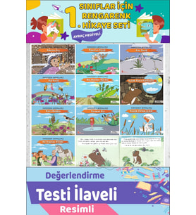 1.Sınıf Birbirinden Güzel 10 lu Masal Seti (16 sayfa)