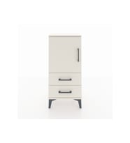 Arges Komodin 2 Raflı 2 Çekmeceli Tek Kapaklı 44x30x96 Aytaşı-Aytaşı