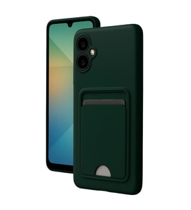 Galaxy A07 4G Kelvin Kartvizitli Silikon - Koyu Yeşil
