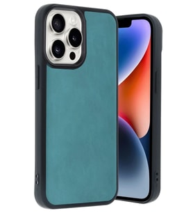 iPhone 14 Pro Max Kılıf Aras Deri Kapak - Açık Yeşil