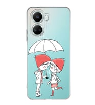Huawei Nova 10 Se Uyumlu Kapak Aşk Tasarımlı Şeffaf Silikon Kılıf