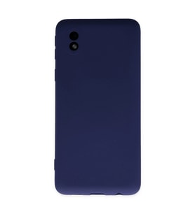 Samsung Galaxy A01 Core Kılıf Nano İçi Kadife Silikon - Lacivert