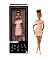 Barbie Basics 08 Siyahi Topuz Saçlı JJX27