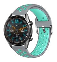 Huawei Watch GT 3 46mm Uyumlu Kordon Silikon Metal Başlıklı Esnek KRD-10 Kayış
