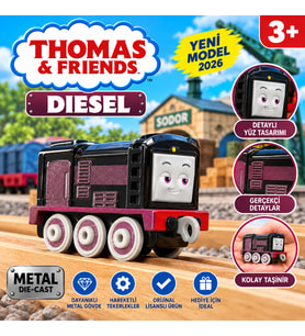 Thomas & Friends Diesel Mor Siyah Metal Oyuncak Tren Tekli 3+
